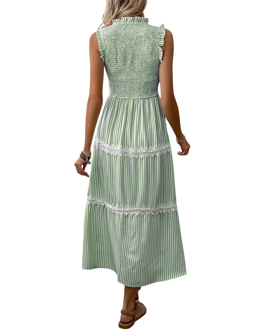 Charlotte Green Midi Dress