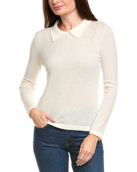 Kier + J Wool & Cashmere-Blend Polo Sweater