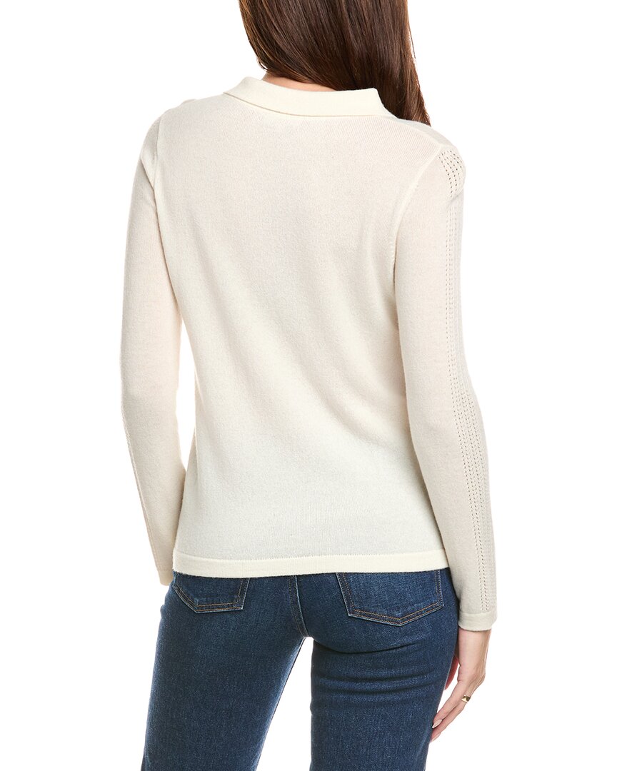 Kier + J Wool & Cashmere-Blend Polo Sweater