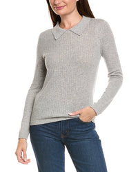 Kier + J Wool & Cashmere-Blend Polo Sweater