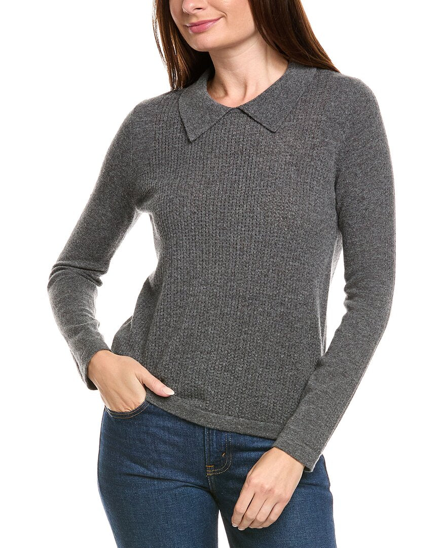 Kier + J Wool & Cashmere-Blend Polo Sweater