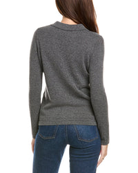 Kier + J Wool & Cashmere-Blend Polo Sweater