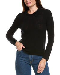 Kier + J Wool & Cashmere-Blend Polo Sweater