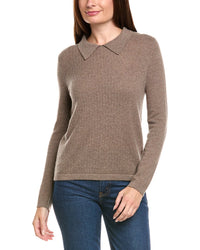 Kier + J Wool & Cashmere-Blend Polo Sweater