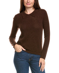 Kier + J Wool & Cashmere-Blend Polo Sweater
