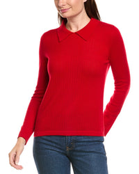 Kier + J Wool & Cashmere-Blend Polo Sweater