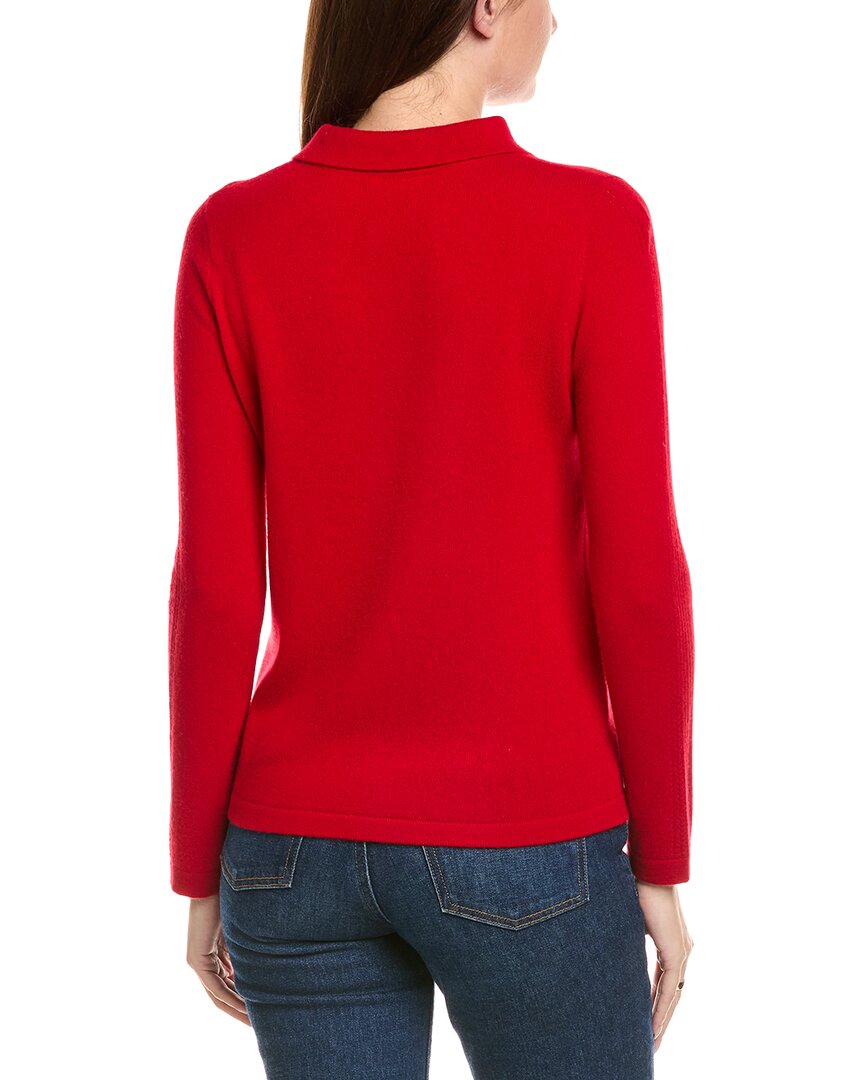 Kier + J Wool & Cashmere-Blend Polo Sweater