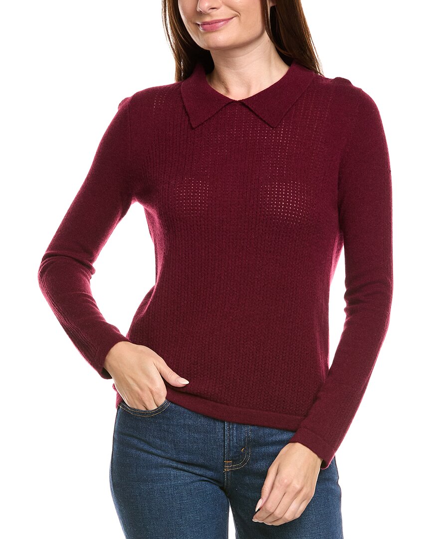 Kier + J Wool & Cashmere-Blend Polo Sweater