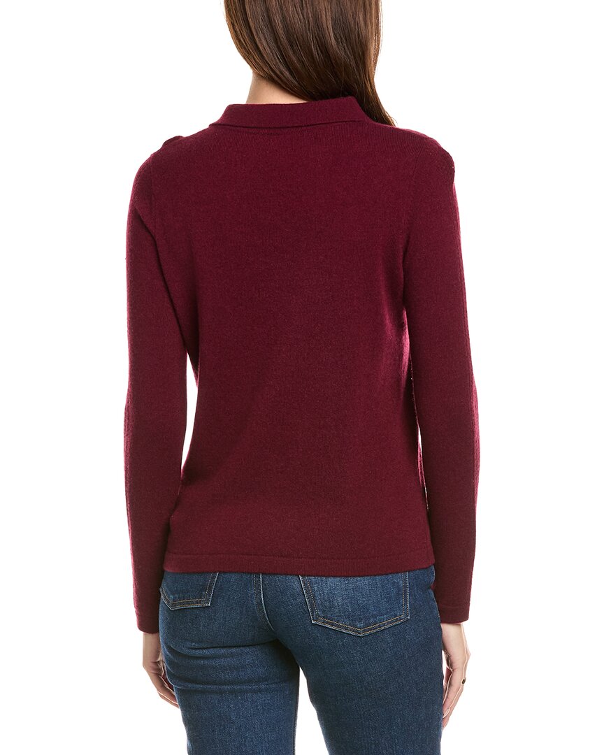 Kier + J Wool & Cashmere-Blend Polo Sweater