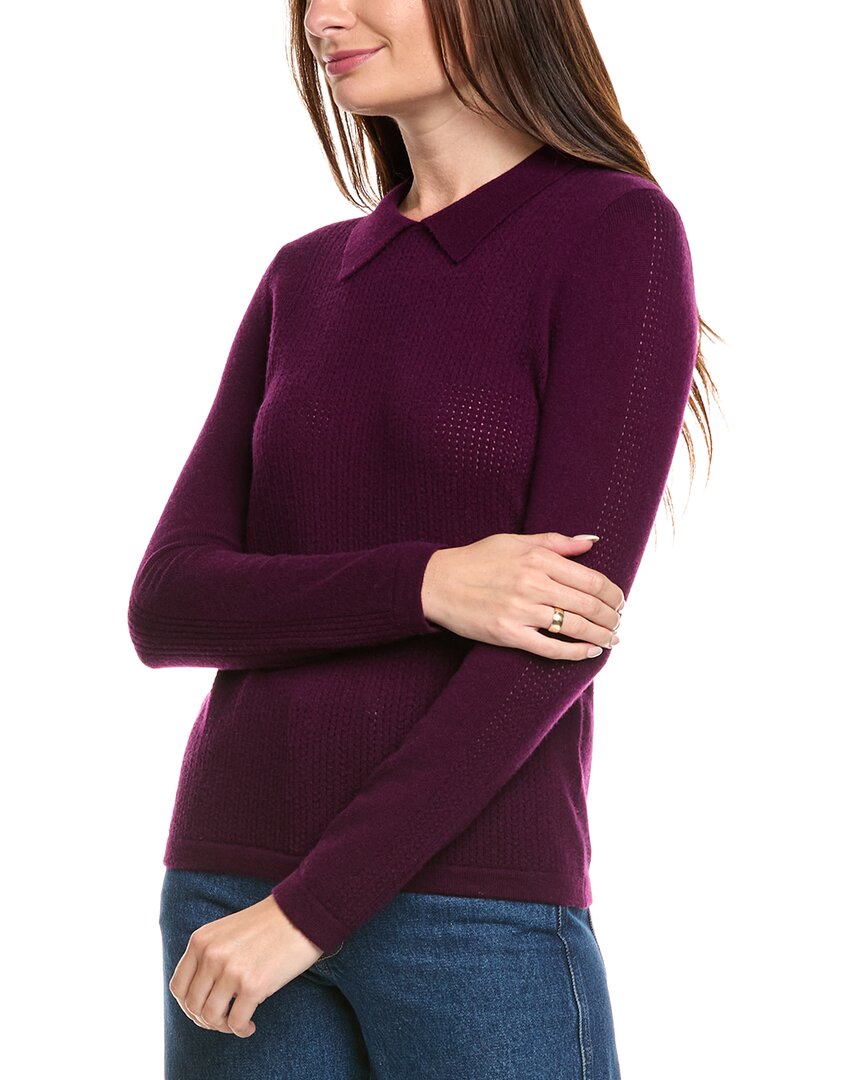 Kier + J Wool & Cashmere-Blend Polo Sweater