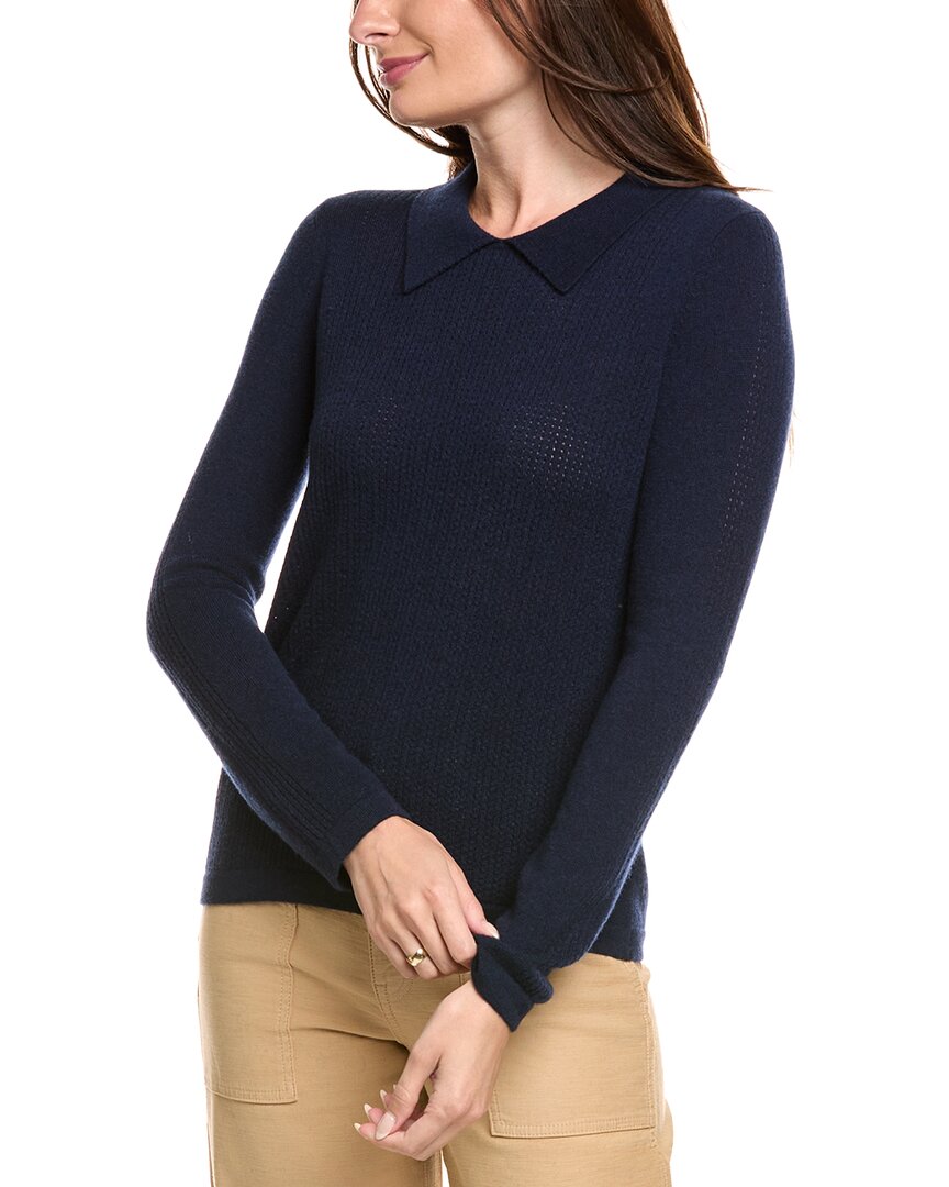 Kier + J Wool & Cashmere-Blend Polo Sweater