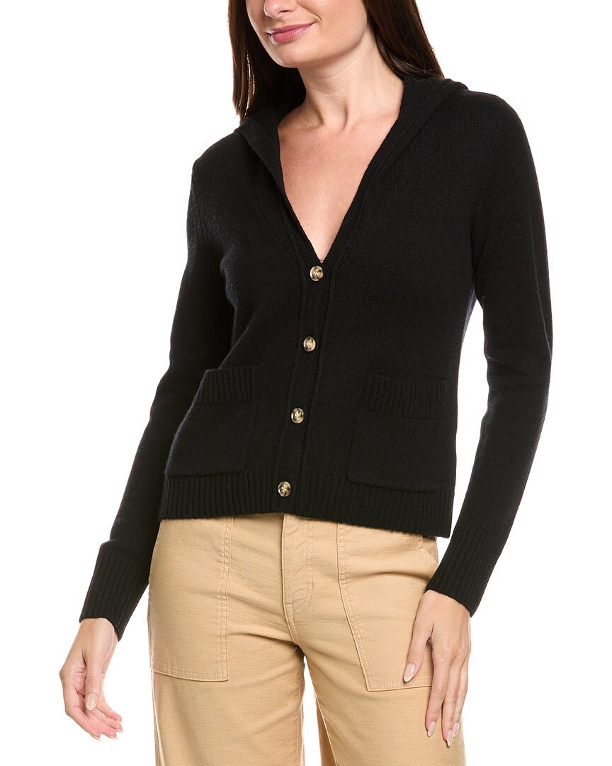 Kier + J Sailor Collar Wool & Cashmere-Blend Cardigan