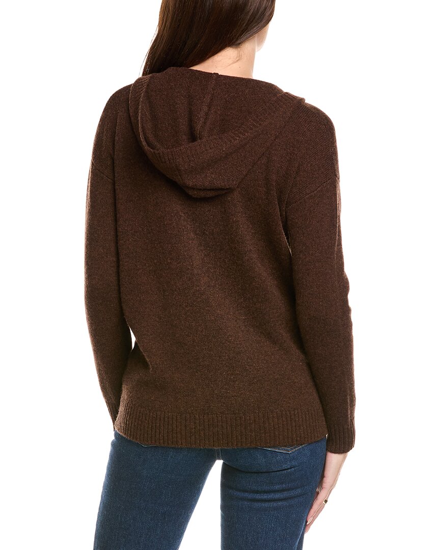 Kier + J Oversized Wool & Cashmere-Blend Hoodie