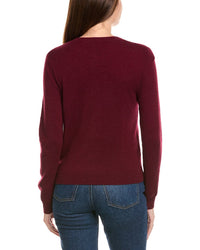Kier+J Kier + J Crystal Embellished Wool & Cashmere-Blend Cardigan