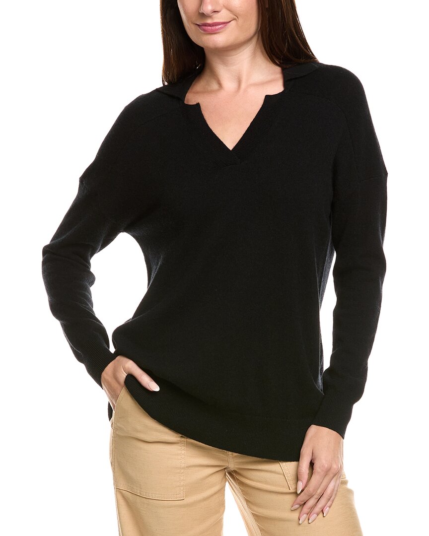 Kier + J Oversized Wool & Cashmere-Blend Sweater