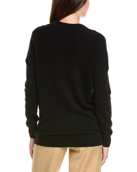 Kier + J Oversized Wool & Cashmere-Blend Sweater