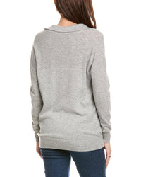 Kier + J Wool & Cashmere-Blend Oversized Polo Sweater