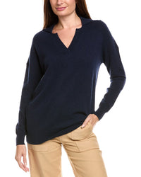 Kier + J Oversized Wool & Cashmere-Blend Sweater