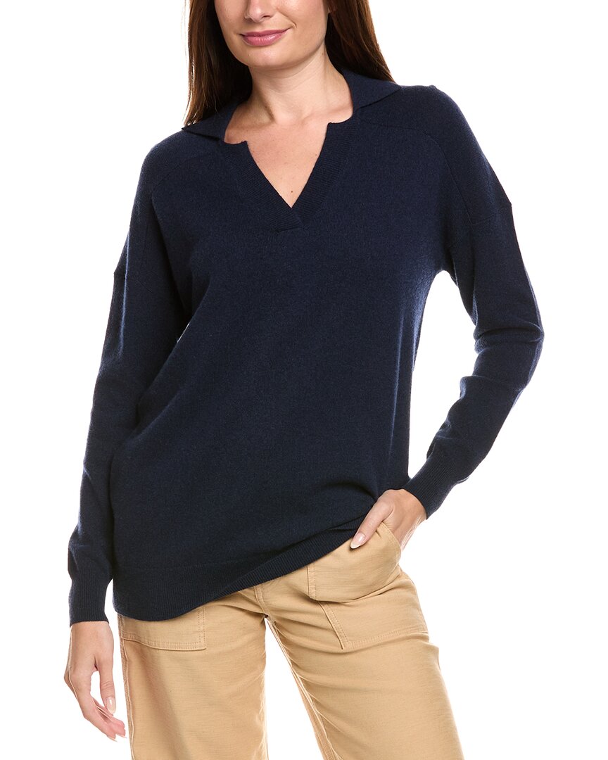 Kier + J Oversized Wool & Cashmere-Blend Sweater