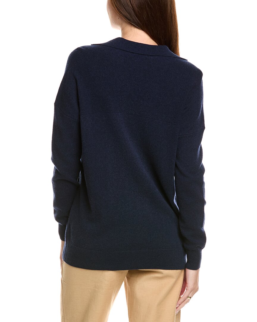 Kier + J Oversized Wool & Cashmere-Blend Sweater