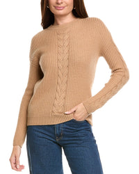 Kier + J Cable Wool & Cashmere-Blend Sweater