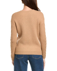 Kier + J Cable Wool & Cashmere-Blend Sweater