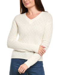 Kier + J Cable Wool & Cashmere-Blend Sweater
