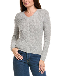Kier + J Cable Wool & Cashmere-Blend Sweater