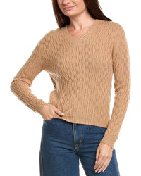 Kier + J Cable Wool & Cashmere-Blend Sweater