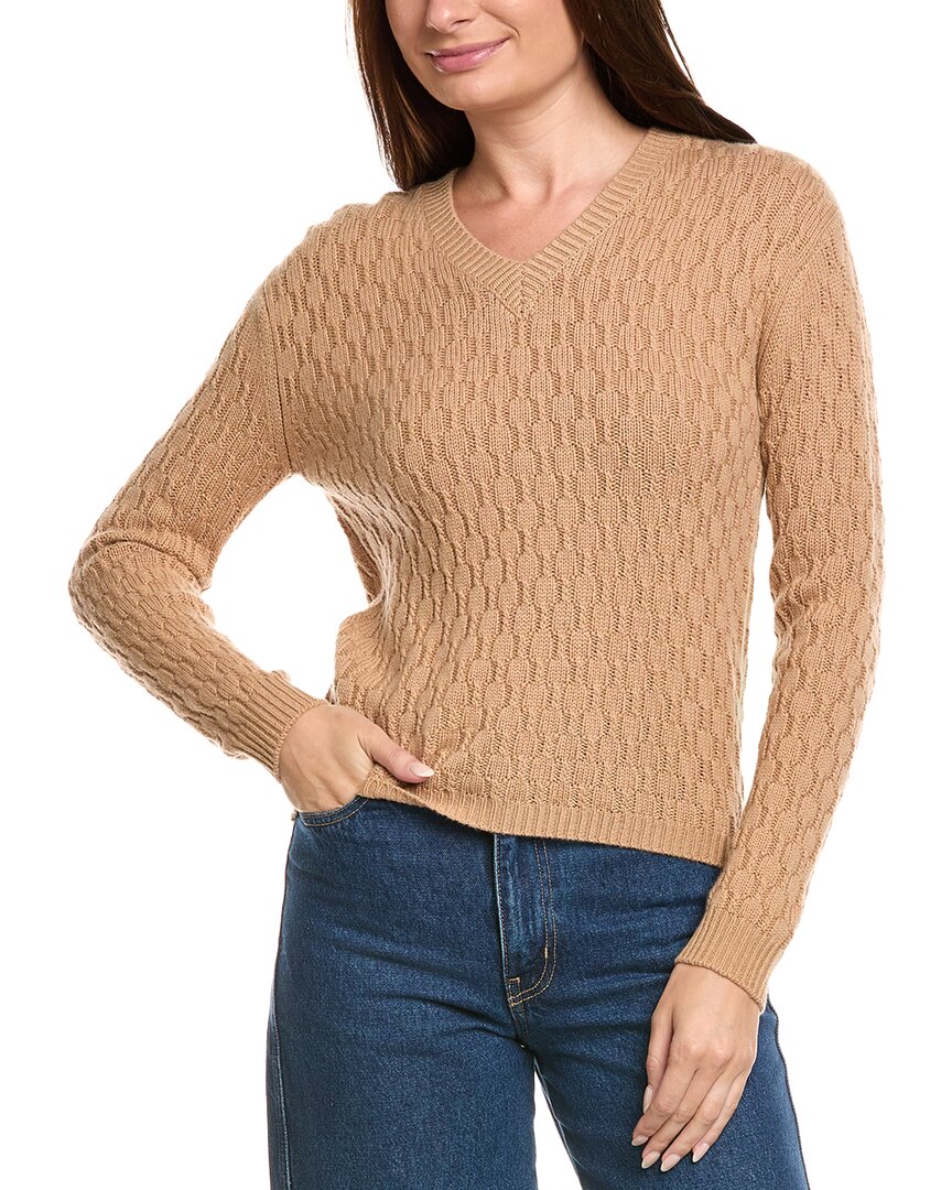 Kier + J Cable Wool & Cashmere-Blend Sweater
