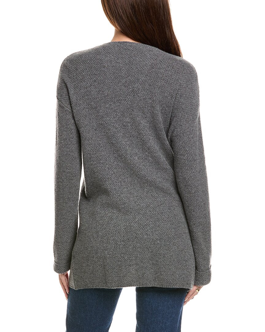 Kier + J Wool & Cashmere-Blend Open Cardigan