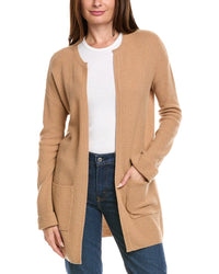 Kier + J Wool & Cashmere-Blend Open Cardigan