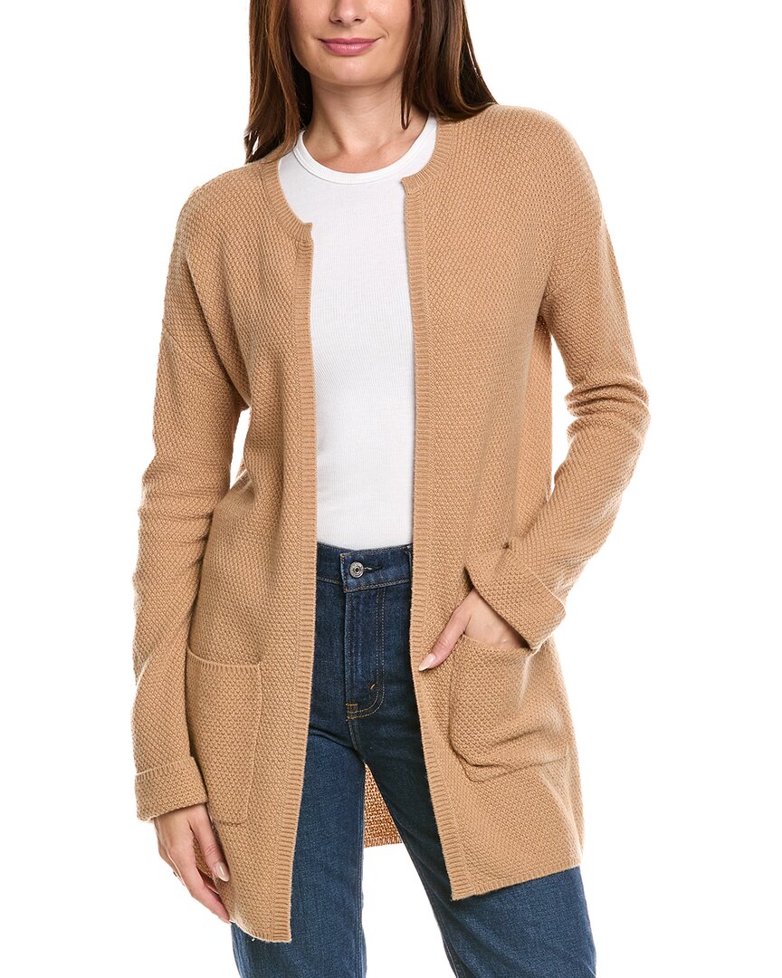 Kier + J Wool & Cashmere-Blend Open Cardigan