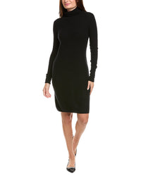 Kier + J Turtleneck Wool & Cashmere-Blend Dress