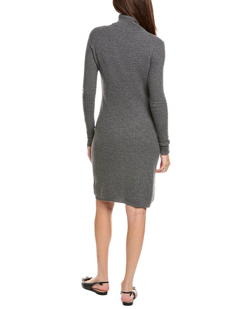 Kier + J Turtleneck Wool & Cashmere-Blend Dress