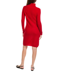 Kier + J Turtleneck Wool & Cashmere-Blend Dress