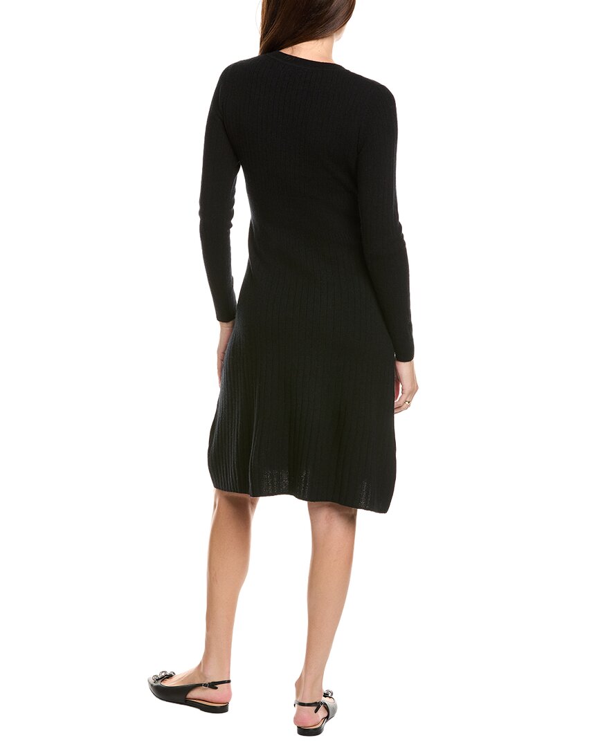 Kier + J Crewneck Wool & Cashmere-Blend Dress