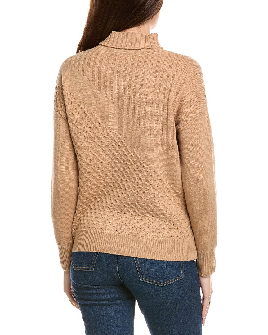 Kier + J Turtleneck Wool & Cashmere-Blend Sweater