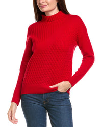 Kier + J Turtleneck Wool & Cashmere-Blend Sweater