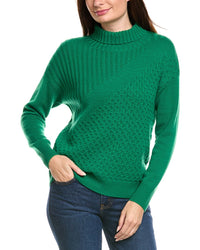 Kier + J Turtleneck Wool & Cashmere-Blend Sweater