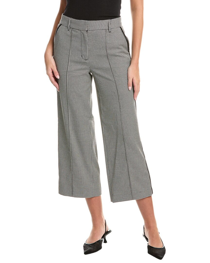 Simkhai Miki Cropped Button Hem Pant