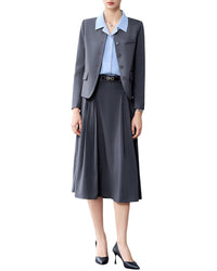 Bossy Chic 2Pc Blazer & Skirt Set