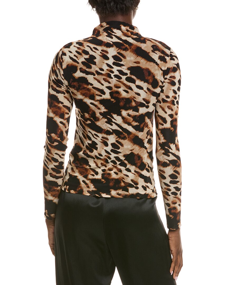 Kenneth Cole Mesh Print Top