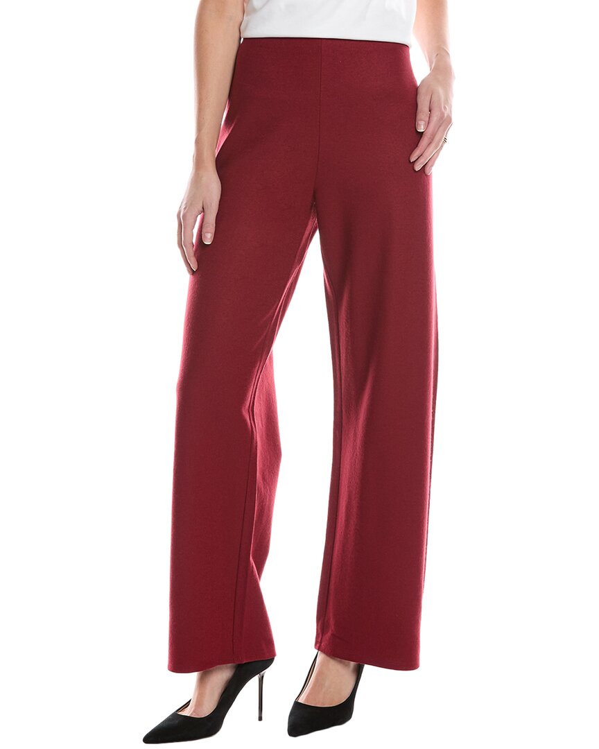 Eileen Fisher Straight Wool Pant