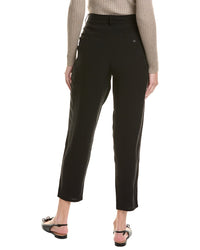 EILEEN FISHER Eileen Fisher Plus Taper Silk Ankle Pant