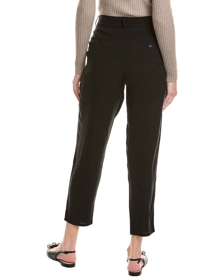 EILEEN FISHER Eileen Fisher Plus Taper Silk Ankle Pant