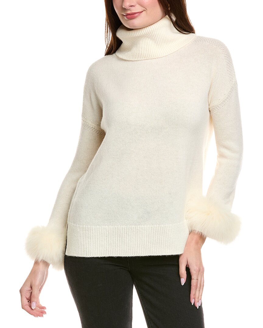 Hannah Rose Turtleneck Wool & Cashmere-Blend Sweater