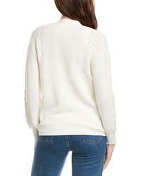 Hannah Rose Shaker Button Cashmere-Blend Cardigan