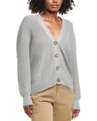 Hannah Rose Shaker Button Cashmere-Blend Cardigan