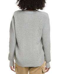 Hannah Rose Shaker Button Cashmere-Blend Cardigan